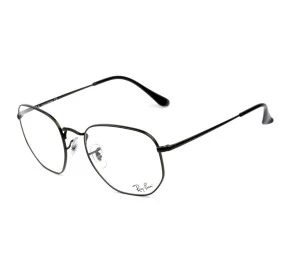 Ray Ban Hexagonal RB6448L Preto 2509 54mm - Óculos de Grau