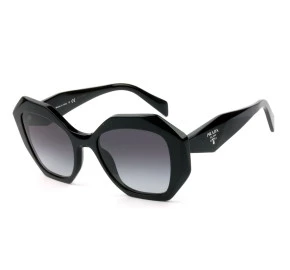 Prada SPR16W Preto Brilho /Cinza Degradê 1AB-5D1 53mm - Óculos de Sol