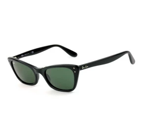 Ray Ban Lady Burbank RB2299 Preto Brilho/G15 901/31 52mm - Óculos de Sol