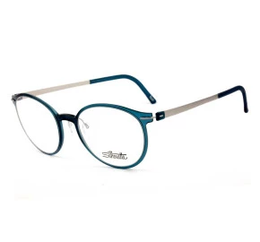 Silhouette SPX2923 Azul Translucido/Prata 75 5100 51mm - Óculos de Grau