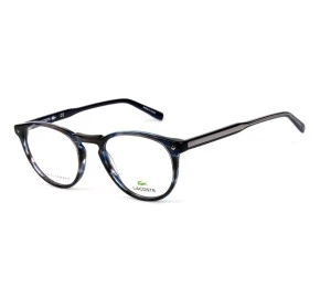 Lacoste Novak Djokovic L2601ND Azul/Mesclado Brilho 424 50mm - Óculos de Grau