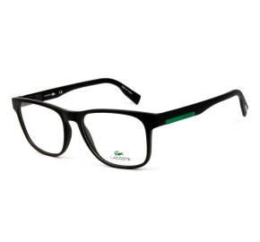 Lacoste L2898 Preto Fosco 002 54mm - Óculos de Grau