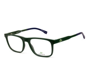 Lacoste L2875 Verde Fosco 315 55mm - Óculos de Grau 