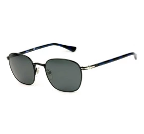 Persol 2476-S Preto Brilho/Cinza Polarizado 1078/48 52mm - Óculos de Sol