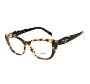 Prada VPR19W Preto/Turtle 7S0-1O1 53mm - Óculos de Grau