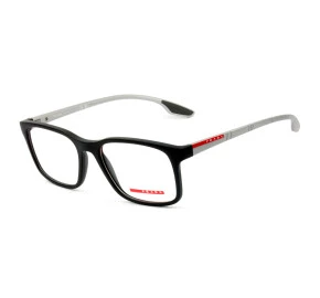 Prada Linea Rossa VPS01L Preto Fosco 490-1O1 54mm - Óculos de Grau