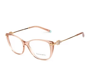 Tiffany & Co. TF2216 Rose Translucido 8332 54mm - Óculos de Grau
