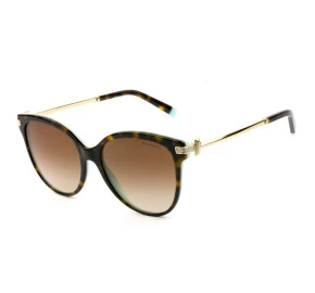 Tiffany & Co. TF4193-B Turtle Brilho/Marrom Degradê 8134/3B 55mm - Óculos de Sol