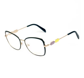 Emilio Pucci EP 5186 Verde 089 56mm - Óculos de Grau