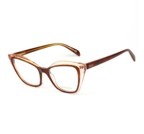 Emilio Pucci EP5197 Marrom Translucido 056 52mm - Óculos de Grau
