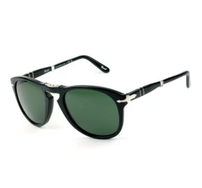 Persol Folding 714 Preto Dobrável 95/31 54mm - Óculos de Sol