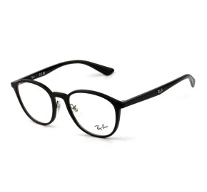 Ray Ban RB7156L Preto Fosco 5841 53mm - Óculos de Grau