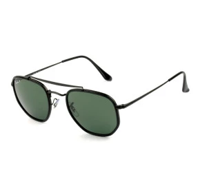 Ray Ban The Marshal RB3648 Preto Polarizado 002/58 51mm - Óculos de Sol