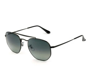 Ray Ban The Marshal RB3648L Preto/Cinza 002/71 54mm - Óculos de Sol