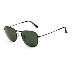 Ray Ban Frank RB3857L- Preto Brilho/G15 9199/31 51mm - Óculos de Sol