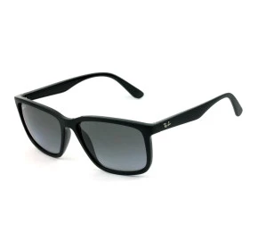 Ray Ban RB4384l Preto Fosco/Cinza Degrade Polarizado 6069T3 60mm - Óculos de Sol