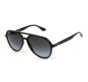 Ray Ban RB4376 Preto Brilho/Cinza Degradê 601/8G 57mm - Óculos de Sol