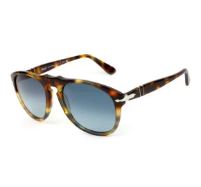 Persol 649 Turtle/Azul Degradê 1158/Q8 54mm - Óculos de Sol