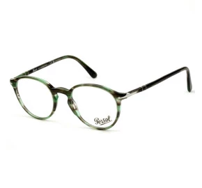 Óculos Persol 3218-V Verde Listrado 1156 51mm