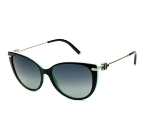 Óculos Tiffany & Co. TF4178 Preto/Cinza Degradê Polarizado 8055/T3 57mm 
