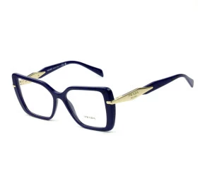 Óculos Prada VPR03Z Azul Marmorizado 18D-101 55mm 
