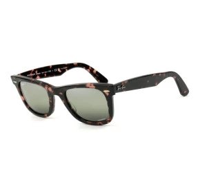 Óculos Ray Ban Wayfafer Chormance RB2140 Havana Pink/Cinza Polarizado 1334/G3 50 mm 