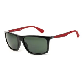 Óculos Ray Ban Ferrari Preto Brilho G15 RB4228-M F601/71 58mm 