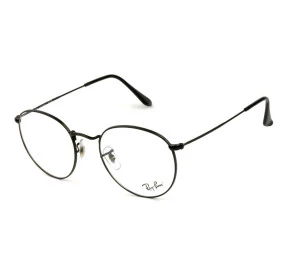 Óculos Ray Ban Round RB3447VL Preto Fosco 2503 53mm 
