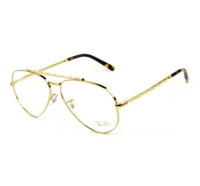Óculos Ray Ban New Aviador RB3625-V Dourado 3086 58mm