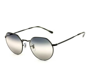 Óculos Ray Ban Jack RB3565L Preto Brilho/Azul/ Rosa Degrade 002/GE 53mm