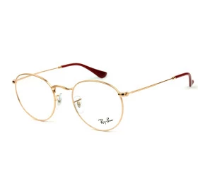 Óculos Ray Ban RB3447V Round Rose Gold 3094 50mm