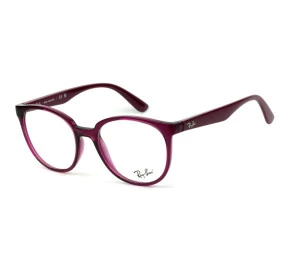 Óculos Ray Ban  RB7206L Vinho Translucido 8186 52mm 