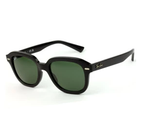 Óculos Ray Ban Erik Preto Brilho G15 RB4398 901/31 53mm 