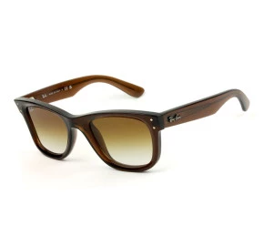 Óculos Ray Ban Wayfarer Reverse Marrom Degradê RBR0502S 6709/CB 50mm