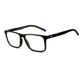 Óculos Tommy Hilfiger Preto Fosco Azul TH1948 0VK 55mm 