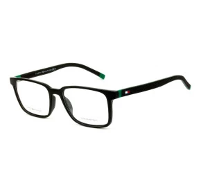 Óculos Tommy Hilfiger Preto Fosco Verde TH1786 3Ol 54mm 