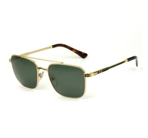 Óculos Persol 2487-S Dourado Verde Polarizado 1109/58 55mm 
