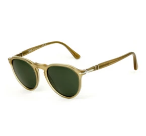 Óculos Persol 3286-S Bege Translucido Verde1169/31 51mm