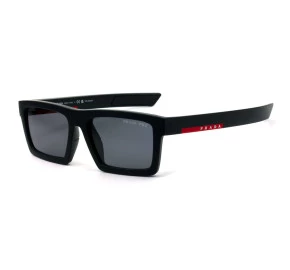 Óculos Prada Linea Rossa SPS02Z-U Preto Cinza Polarizado 1BO-02G 58mm 