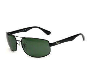 Ray Ban RB3445 Preto/G15 Polarizado 002/58 64mm - Óculos de Sol