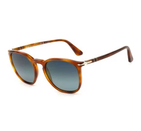 Óculos Persol 3316-S Terra Di Siena Azul Degradê Polarizado 96/S3 54mm 