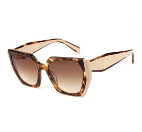 Óculos Prada SPR15W Caramelo Tartaruga Pó de Arroz 01R-0A6 54mm