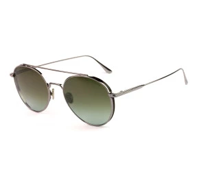 Óculos Tom Ford Masculino Declan Prata Marrom Degradê Semi-Espelhado TF826 14Q 54mm