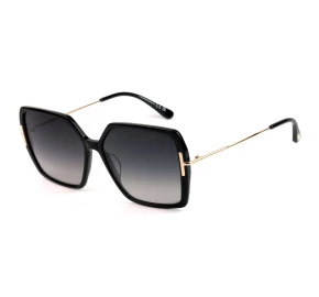 Óculos Tom Ford Feminino Joanna Preto Cinza TF1039 01B 59mm