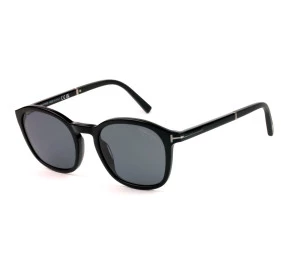 Óculos Tom Ford Jayson Preto Cinza Polarizado TF1020-N 01D 52mm