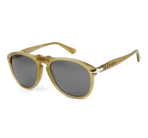 Óculos Persol 649 Bege Opalino Cinza 1169/B1 56mm 
