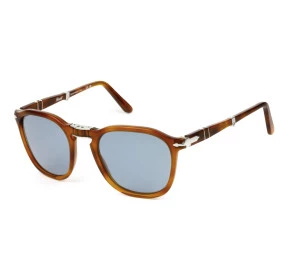 Óculos Persol 3345-S Terra Di Siena Azul Semi Espelhado 95/56 54mm 