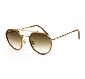 Óculos Ray Ban RB3765 Dourado Marrom Degrade 001/51 53mm 