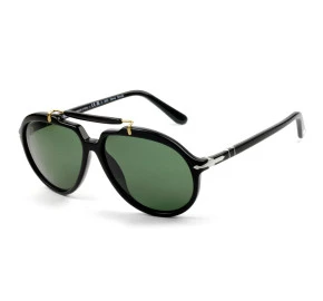 Óculos Persol Senna 0202-S Preto Brilho 95/31 57mm 