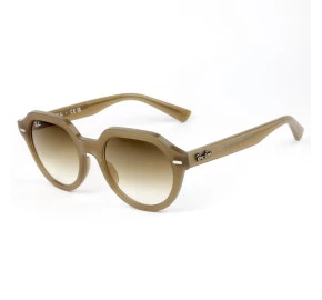 Óculos Ray Ban RB4399 Gina Bege/Marrom 616651 53mm